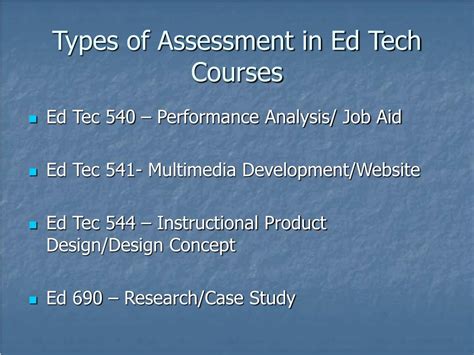 Ppt Assessment Types Powerpoint Presentation Free Download Id573344