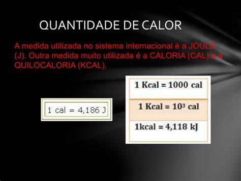 Trocas de calor quantidade de calor calor específico calor latente e