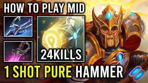 How To Play Omniknight As A Mid Carry With Shot Pure Hammer Crit