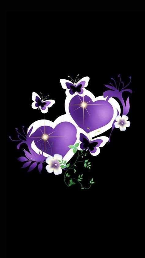 Purple Heart Wallpaper IXpap