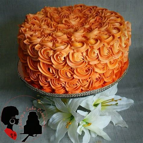 Rose Gold Rosette Cake Rosettecakes Rosette Cake Cake Decorating