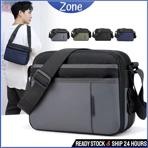 B121 Zone Quality Casual Man Men Sling Bag Messenger Bag Crossbody Bag Shoulder Bag Beg Sandang