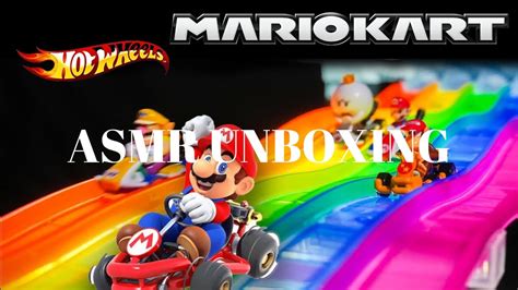 Asmr Hot Wheels Mario Kart Unboxing Youtube