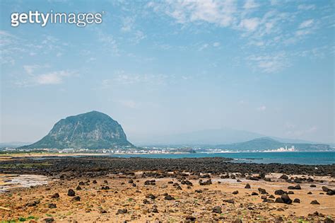 Sanbangsan Mountain And Beach Jeju Olle Trail In Jeju Island Korea