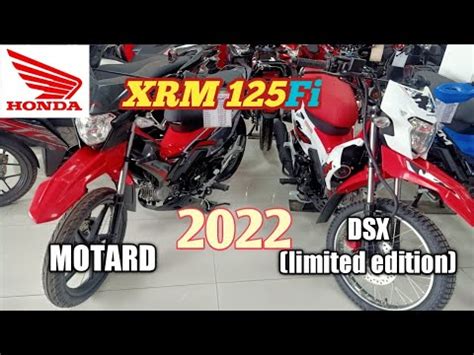 2022 Honda XRM 125Fi DSX Limited Edition Price And Installment Update