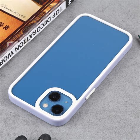 Two Color Shield Tpu Pc Phone Case For Iphone 14 Pro Purple