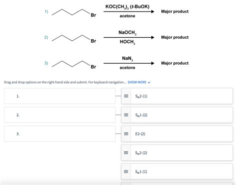For the given reactions, identify the mechanism that | Chegg.com 