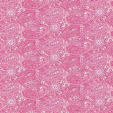 Baumwollstoff Paisley Rosa Stoffe Werning