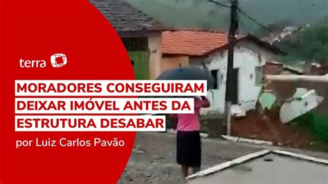 V Deo Mostra Momento Em Que Casa Desaba Na Bahia Youtube