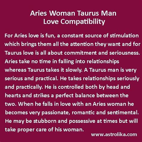 Greek Numerology Aries Woman Taurus Man In Love Taurus Man