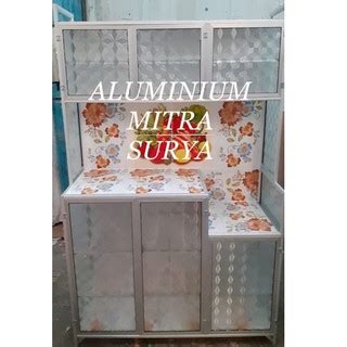 Jual Rak Piring Aluminium Kaca Keramik Pintu Mc Ca Almunium Magicom