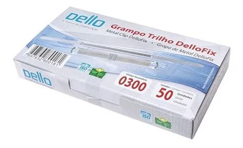 Grampo Trilho Romeu E Julieta Metal Cx C 50 Unds Dellofix MercadoLivre