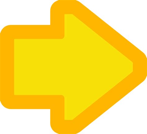 Yellow Arrows Clip Art At Vector Clip Art Online Royalty