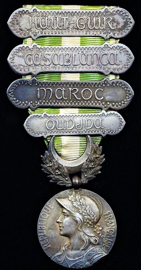 Aberdeen Medals France Morocco Campaign Medal Medaille Du