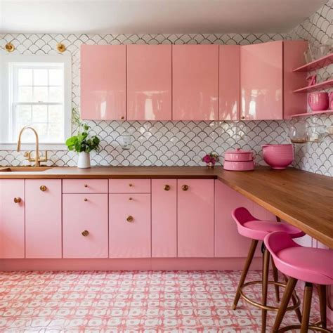 27 Gorgeous Pink Kitchen Design Ideas That Will Transform Your Cooking