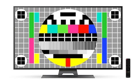 Premium Vector Tv Color Test Pattern Screen