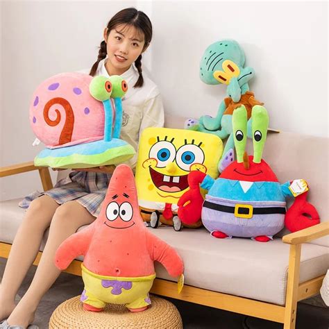 Jouets En Peluche Anime Squarepants Pour Enfants Bob L Ponge KkStar