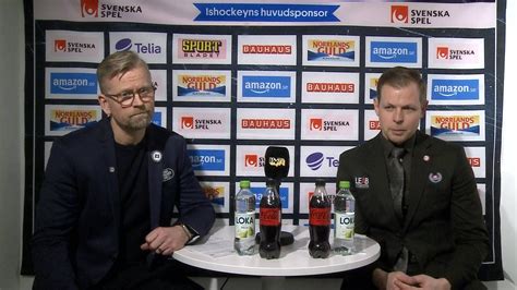 Presskonferens Efter HV71IK Oskarshamn 1 7 HV71