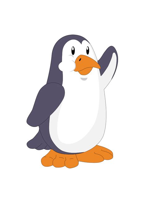 Penguin Waving Clip Art Image - ClipSafari