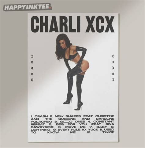 Charli XCX Crash Album Poster