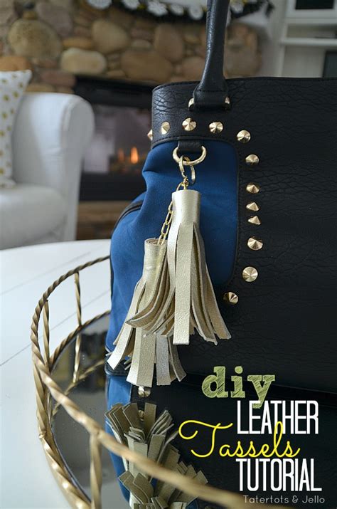 How To Make Leather Tassels Diy T Idea Tatertots And Jello