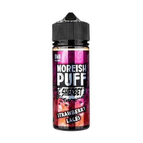 Strawberry Laces Sherbet 50 50 E Liquid By Moreish Puff