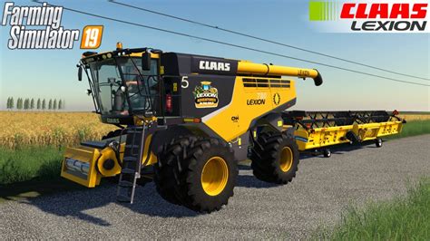 Farming Simulator Claas Lexion Us Wheat Harvest Youtube