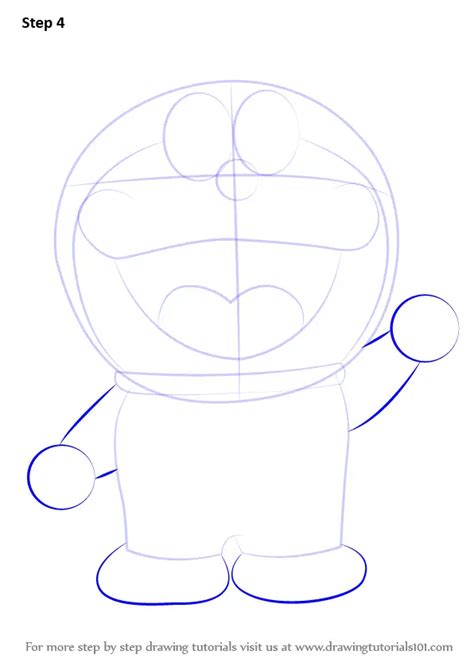 How to Draw Doraemon (Doraemon) Step by Step | DrawingTutorials101.com