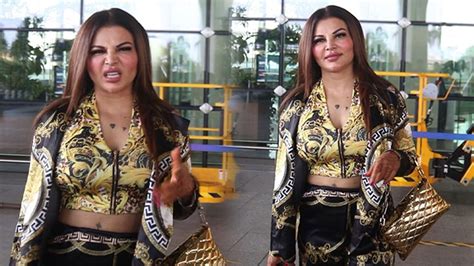 Rakhi Sawant Versace Outfit Funny Video Viral कह म नजर लग गई