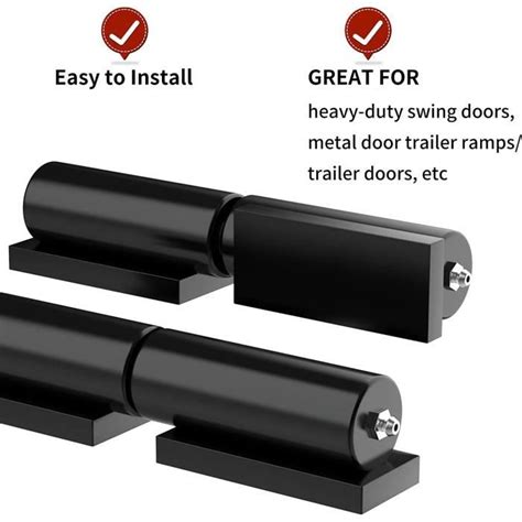 Charnières de portail robustes de 17 8 cm 1 paire À souder En