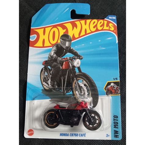 Merah Hot Wheels Honda Cb Cafe Tanki Red Motorcycle Shopee Malaysia