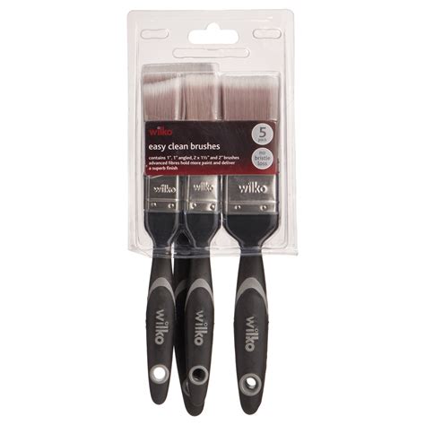 Wilko 5 Pack Best Easy Clean Brush Set Wilko