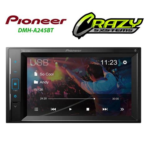 PIONEER DMH A245BT 6 2 Bluetooth Aux USB WebLink Mirroring 3