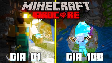 Eu Sobrevivi Dias No Centro Da Terra Minecraft Hardcore Youtube