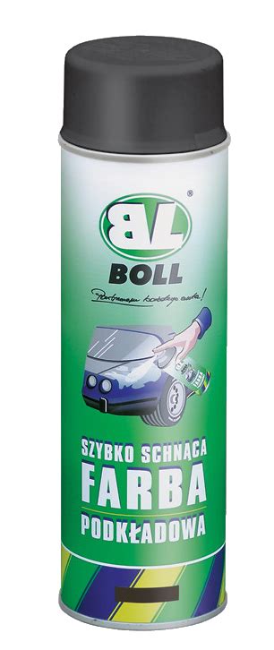 BOLL Farba Podkładowa CZARNY 0 5L SPRAY podkład szybkoschnący