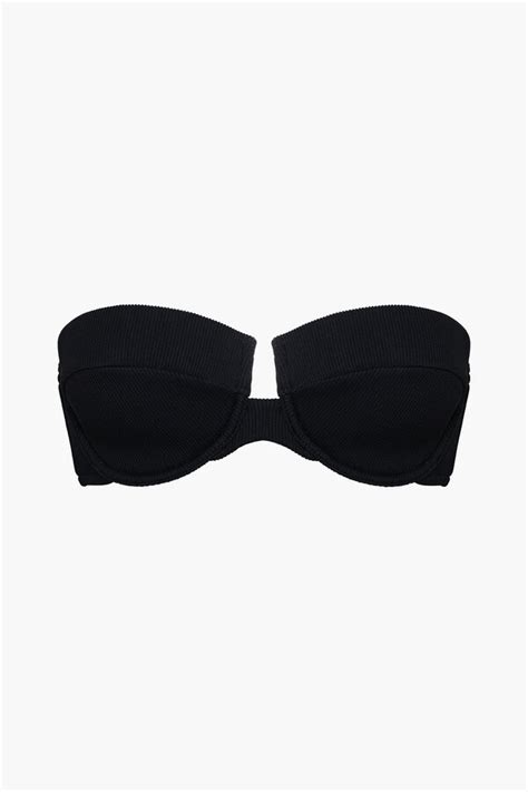 Buy Zimmermann Zimmermann Separates Sculpt Bandeau Bikini Bra Black At