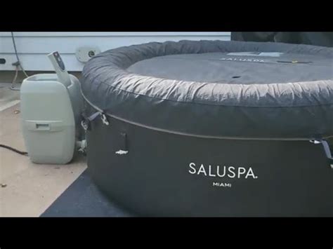 SaluSpa Miami Inflatable Hot Tub Bestway Ultimate Inflatable Hottub