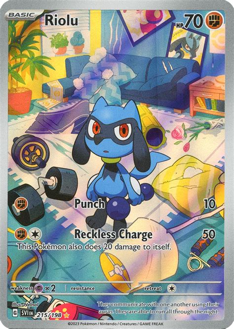 Riolu 215 198 SV01 Scarlet Violet Base Set Pokemon