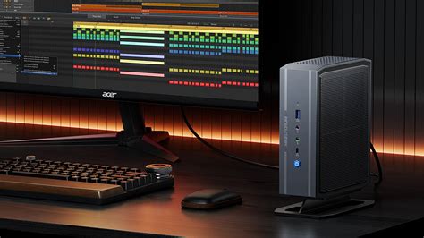 Мощный мини-ПК с Core i9, дискретной графикой, четырьмя портами для SSD ...