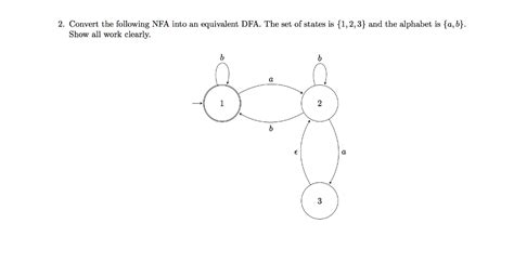 Solved Convert The Following Nfa Into An Equivalent Dfa Chegg