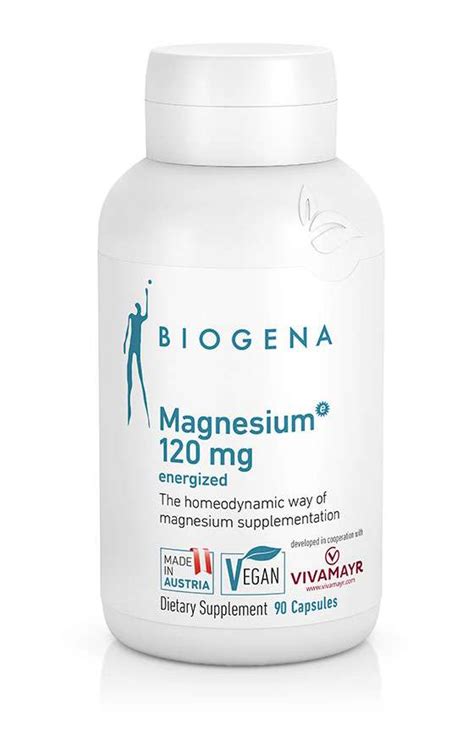 Biogena Magnesium 120 mg energized – Biogena Plus by Longevity Labs Inc.