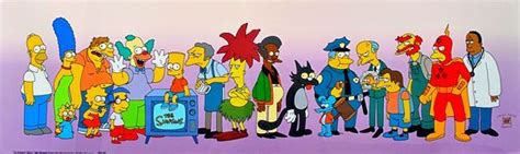 THE SIMPSONS CAST ANIMATION SERICEL