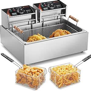 Amazon Vevor Commercial Deep Fryer W Electric Turkey Fryer