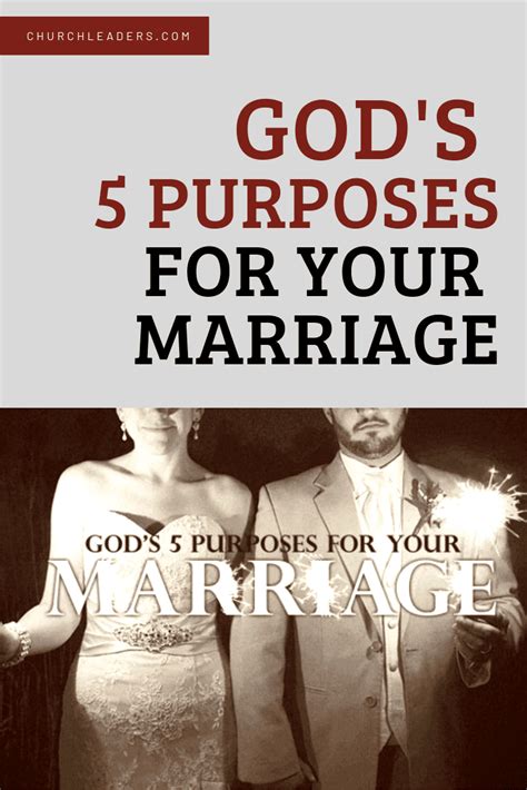 The Purpose Of Marriage According To God Marriage Goals Marriage