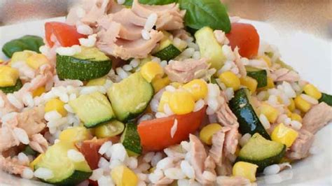 Salade De Riz Au Thon Et La Courgette Fra Che Savoureuse Et L G Re