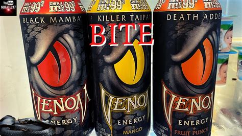 Cold Hard Poisonous Venom Energy Drink Review Youtube