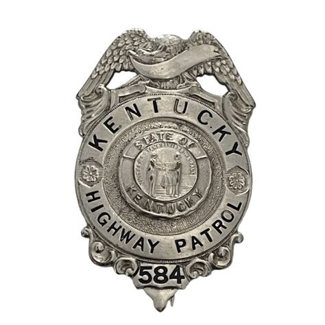 Kentucky Highway Patrol Police Badge