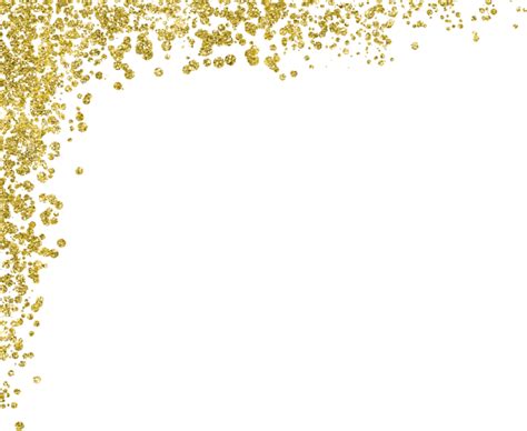 Gold Glitter Shimmering Particles for Festive Decor Free Clipart | PNG All