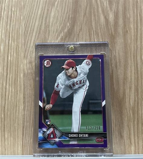 大谷翔平ルーキーカード2018 Topps Bowman シリアルナンバー112250topps｜売買されたオークション情報、yahoo