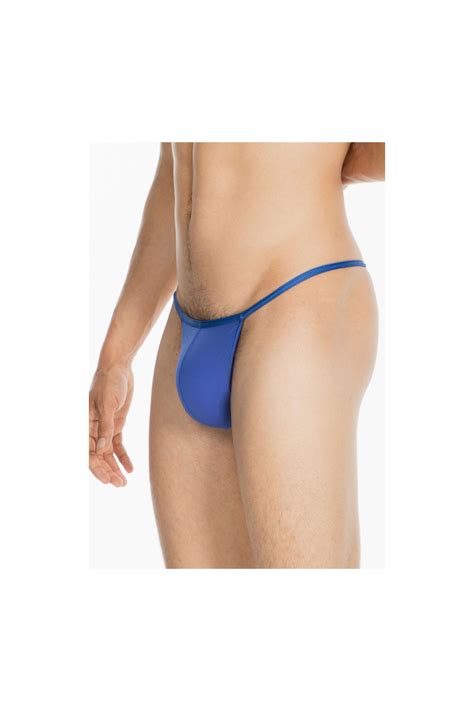 HOM Plume G String In Blue Plume Kollektion